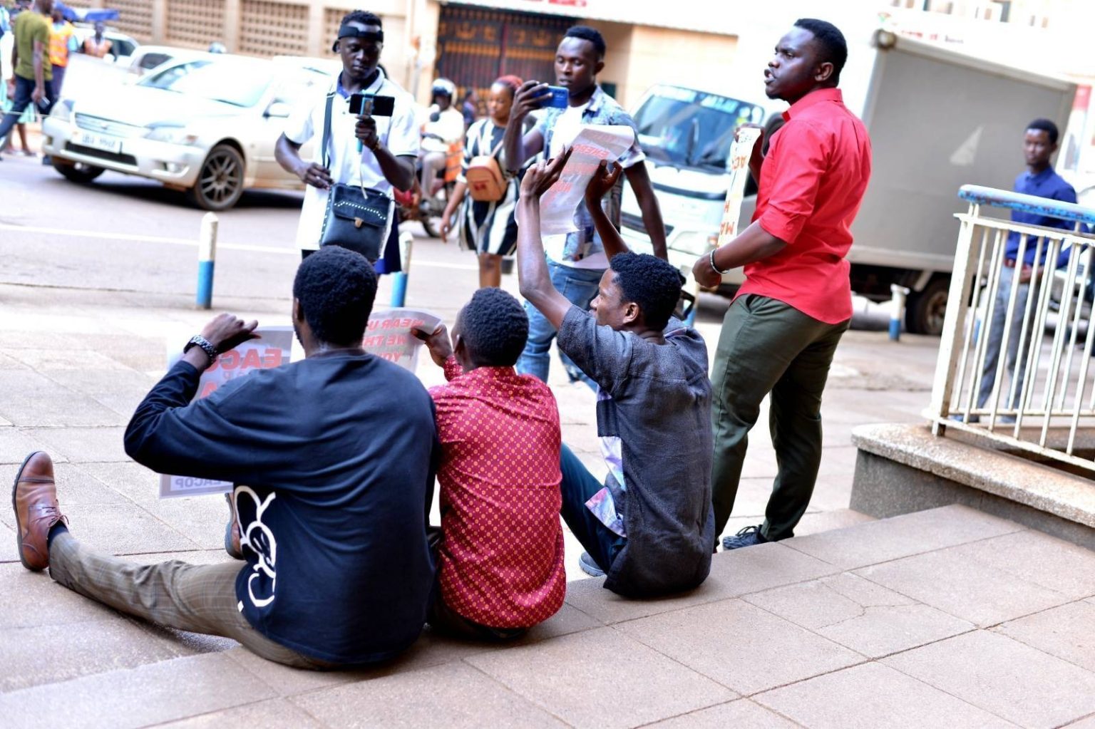 Students Against EACOP Uganda Unite In Non-Violent Protest Against ...